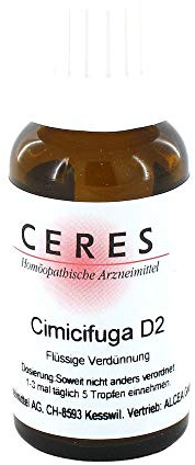 CERES Cimicifuga D 2 Dilution 20 ml