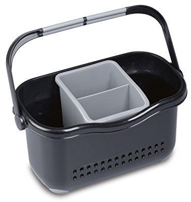 ADDIS 516436 Sink Caddy, Black/Grey