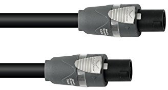 Sommer Lautsprecherkabel Speakon 2x4 5m bk
