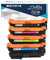 LCL Remanufactured Tonerkartusche CE400X CE401A CE402A CE403A 507X 507A(1Schwarz 1Cyan 1Magenta 1Gelb) Ersatz für HP Laserjet Enterprise 500 Color M551 M551N M551DN M551XH M575f M575c M575dn M570dw