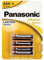 Panasonic LR 03 PAP - Paquete de 4 pilas alcalinas AAA (1,5 V)