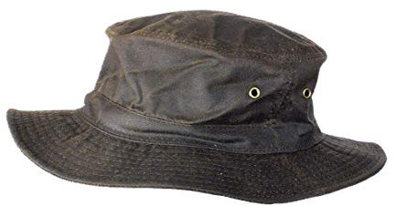 Relags Hut 'Tourist', Oilskin - braun, L/XL