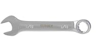 Sunex 993012 3/8 Fully Polished Stubby Combination Wrench
