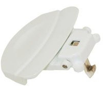 White Door Handle Kit for Gorenje Washing Machine Equivalent to As0008102