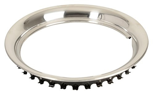 Hansen Styling Parts Felgenring (1 Stück) 13 Zoll aus Edelstahl – Tiefe 40mm – Befestigungskranz aus Federstahl - universell passend für PKW, Oldtimer, Youngtimer Stahlfelgen, etc..