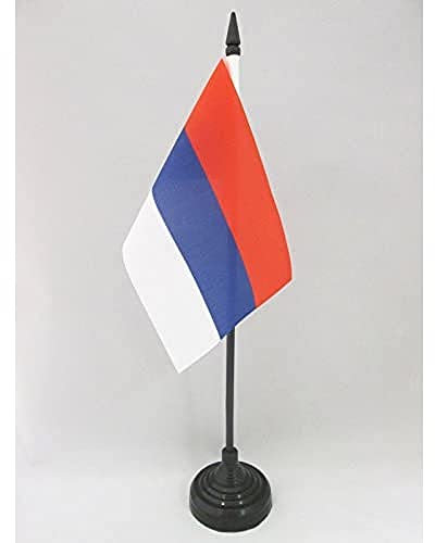 AZ FLAG - Tischflagge Serbien Zivilist - 15x10 cm - Serbische Tischfahne 10 x 15 Cm - Flaggen