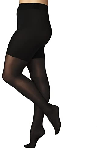 FALKE Damen Beauty Plus 50 DEN Strumpfhose feines weiches Material halb blickdicht für große Größen matt druckfreier Komfortbund Feinstrumpfhose verstärkte Fußspitze feine Naht 1 Stück
