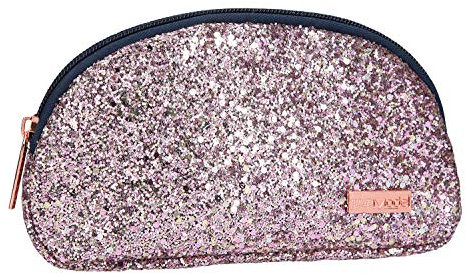 Depesche 10180 Kosmetiktasche TOPModel, Glitzer rosa, bunt