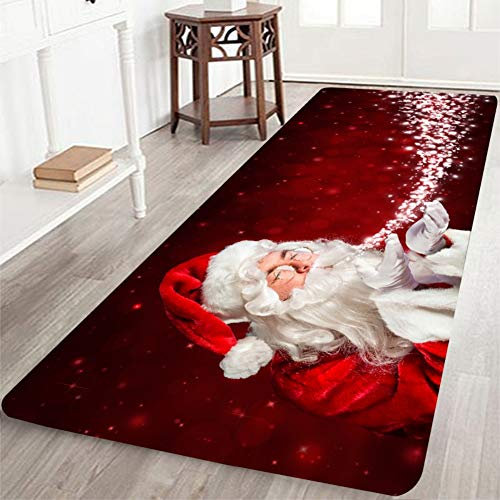 Wingbind Teppich Anti Rutsch Unterlage Teppich Wohnzimmer Kurzflor Fußmatte Innenbereich Lustig Waschbar Weihnachten