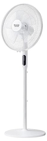 Taurus Ice Brise 3en1 - Ventilador sobremesa, ventilador medio y ventilador columna, digital, control remoto, diámetro 40cm, 3 velocidades, 5 aspas, temporizador, oscilación, inclinación, cable 148cm