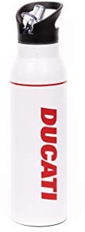 Ducati Unisex – Erwachsene Thermoflasche, Weiß, Einheitsgröße