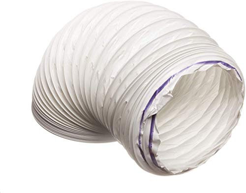 100mm / 4 Flexible PVC Ducting Extractor Hose - 1 metre/Tumble Dryer, Cooker Hood, Extractor Fan, Air Con.