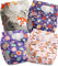 Littles and Bloomz FLV2-0404 Wiederverwendbare Stoffwindel, Standard-Klettverschluss, 4 Windeln