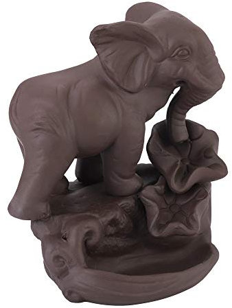 Sxhlseller Porte-encens arrière - Style d'éléphant d'ornement d'aromathérapie pour Le Yoga et la décoration de Bureau à Domicile(Mise à Jour de Vientiane)