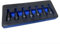 US PRO INDUSTRIAL Impact Hex Allen Key Bit Socket Set Hexagon 1/4''Dr 7-Piece S2 Steel H1.5-H6, (3967)