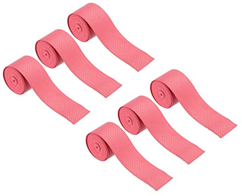 PATIKIL 6Stk Drumstick Klebeband Trommelstock Griffe Schlagzeugstock Umwicklung Rutschfeste 25mm Breite 1m Länge für Drum Perkussion Trommeln Zubehör Rot