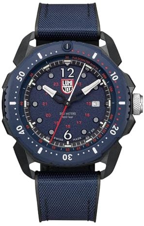 Luminox Herren Analog Quarz Uhr mit Kautschuk Armband XL.1053