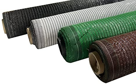 FERRETERIA LEPANTO Malla de ocultación, Malla Protectora, Tela de sombreo 95gr/m², Sombra y privacidad para tu Jardin, Ideal para Vallas y barandillas (1x10 m, Marrón)
