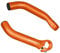 FIFTY-FIFTY Bike Bar Ends, Mountain Bike Handlebar Ends, Aluminium Alloy MTB Bicycle Bar (Orange)