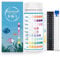 Joygain 9 IN 1 Teststreifen Aquarium for Wassertest: 125 Stück Aquarium Teststreifen Genaue Prüfung Nitrat Nitrit Chlor Gesamthärte Gesamtalkalität Carbonat pH-Wert