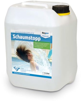 IBA 5 l Schaumstopp Schaum-Ex Entschäumer Pool hochwirksam Lebensmittelqualität