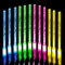 Kimimara LED Glasfaser Leuchtstäbe 12 Stück - Acrylblasen Leuchtstäbe Glasfaser Leuchtstäbe Set Leuchtstäbe Partyspielzeug Zubehör Neonfarben Wechselnd für Halloween, Partys, Konzerte, Hochzeit
