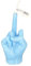 JUCHRZEY Mittelfinger-Kerze Lustige Mittelfinger Duftkerze Handgeformte Kerze flippige Raumdekoration, Schreibtisch-Skulptur, Dekoration