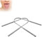AIRM HEALTH Zungenschaber für Erwachsene Zungenreiniger Edelstahl Mundgeruch Bekämpfen 100% Metall Tongue Scraper Cleaner Männer und Frauen Zungenbürste Mundhygiene Produkt (2Pcs Mundpflege Pack)