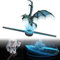 Proyector De Ventilador LED Con Holograma 3D, áRbol De Navidad Con Holograma 3D De 16,5 De Alta ResolucióN Para Tiendas, Bares Y Exhibiciones Publicitarias De Fiestas De Halloween,3PCS