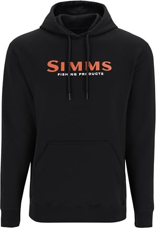 Simms Unisex Logo Hoody Kapuzenpullover, Schwarz, XX-Large