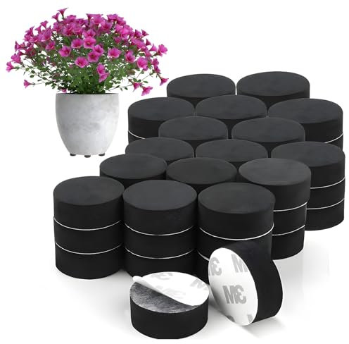 BAGUBDR 50 Piece Feet for Garden Pots, Plant Pot Feet Outdoor for Large Pots, Plant Pot Feet Outdoor Suitable for Enthusiasts Who Enjoy Planting, Ideal Choice for Horticulturists (80pcs)