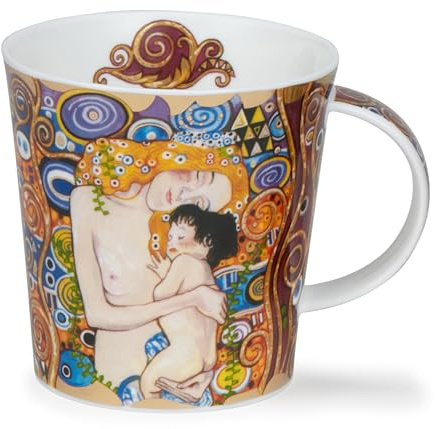Dunoon Caingorm Belle Epoque Ages Tasse aus feinem Knochenporzellan, 0,48 l, mit 22 Karat Gold-Details