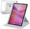 A-BEAUTY Custodia Rotante Compatibile con Samsung Galaxy Tab S8 2022/S7 2021 11 Pollici, Rotazione a 360 Gradi Supporto Trasparente Cover, Auto Svegliati/Sonno, Grigio
