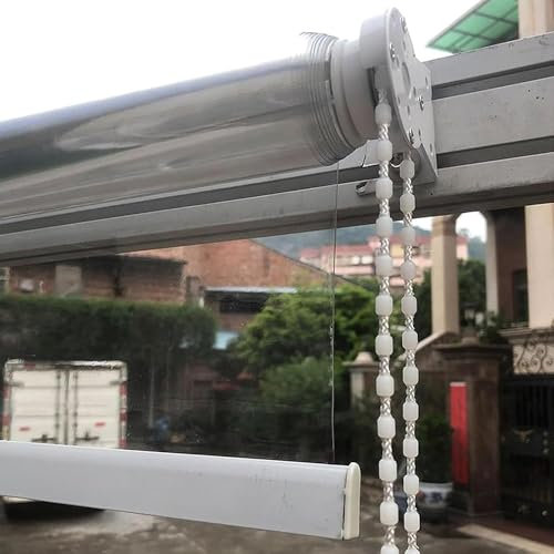 Store enrouleur en PVC transparent pour extérieur, volets roulants, tonnelle, balcon, porche, rideaux de séparation extérieurs pour réception, maison, cuisine