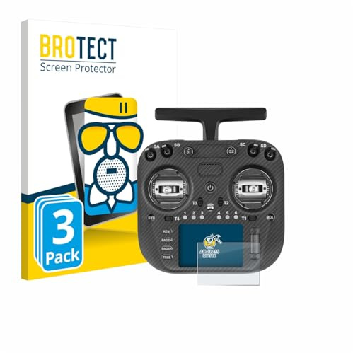 BROTECT Schutzglas für Radiomaster TX15 Max | 3 Stück Entspiegelnder Displayschutz Made in Germany Schutzfolie Matt Kratzfest 9H Anti-Fingerprint Einfache Montage