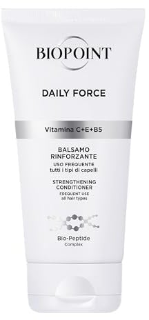 BIOPOINT Daily Force Balsamo 150ml, Conditioner 5.0 Fl Oz Made in Italy [italian import]