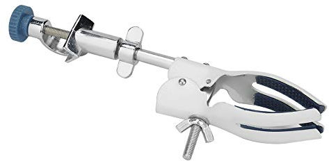 Jingyi Abrazadera de laboratorio, Estilo de dedo Lab Clamp de precipitados, abrazadera para tubo de condensación universal giratorio de 360 grados para suministros de laboratorio