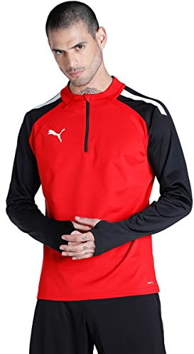 PUMA Herren Sweater, Puma Red-Puma Black, XXL