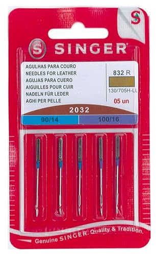 Singer N2032S1416M503 Ledernadeln Silber
