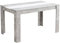 Homestyle4u 2178, Tisch Esszimmertisch Holz Küchentisch Esstisch Weiß Grau Holztisch 135x80 cm Esszimmer Wohnzimmer Küche