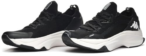 Kappa, Kombat Performance 1 Pro, Scarpe Sportive, Unisex - Adulto, Nero Black White, 39 EU