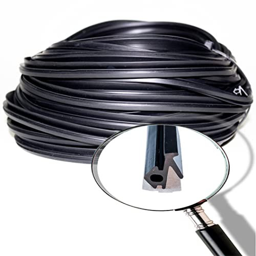 Joint de fenêtre S-834X, (5mts) | Joint fenetre pvc conçu pour une isolation thermique et phonique optimale. Joint caoutchouc robuste et souple, parfait pour empêcher les courants d’air et l’humidité.