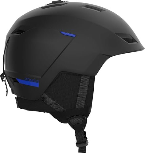 Salomon Pioneer Lt HerrenHelm Ski Snowboarden, Leicht, Optimaler Komfort und Ein Sportlicher, Leistungsinspirierter Look, Schwarz, L 5962