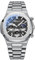 Tiong Herren Chronograph - Quadratisches Achteckiges Design, Leuchtende Wasserdichte Business Uhr, Multifunktions Edelstahl Quarzuhr