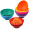 7 Piezas Colocados Tazones De Silicona Tazón De Condimento De Bocadillo Reutilizable Multicolor para Nueces De Nueces De Dulces Aperitivos