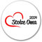 Huuraa Aufkleber Stolze Oma 2024 Herz Geschenk Sticker 10cm Stolze Oma 2024 Geschenkidee