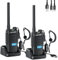JUCJET EP31 Walkie-Talkie, émetteur-récepteur radio Walkie Talkie, radio portable rechargeable PMR446, adapté aux activités de plein air, au cyclisme, au camping (2 pièces)