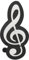 Sujhyrty Clé USB 2.0 en forme de dessin animé - Symbole de notes de musique - Mémoire externe USB 2.0 - 16 Go
