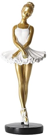 Ballerina-Figur aus Kunstharz für kleine Berufe, Ballett-Tänzerin, Statue, Ballerina-Figur, schöne Tänzerin, Statue, Dekoration des Hauses