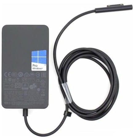 Microsoft Surface 65W Power Supply, EU Computer portatile, Tablet Nero AC Interno (Microsoft Surface Netzteil 65 Watt)